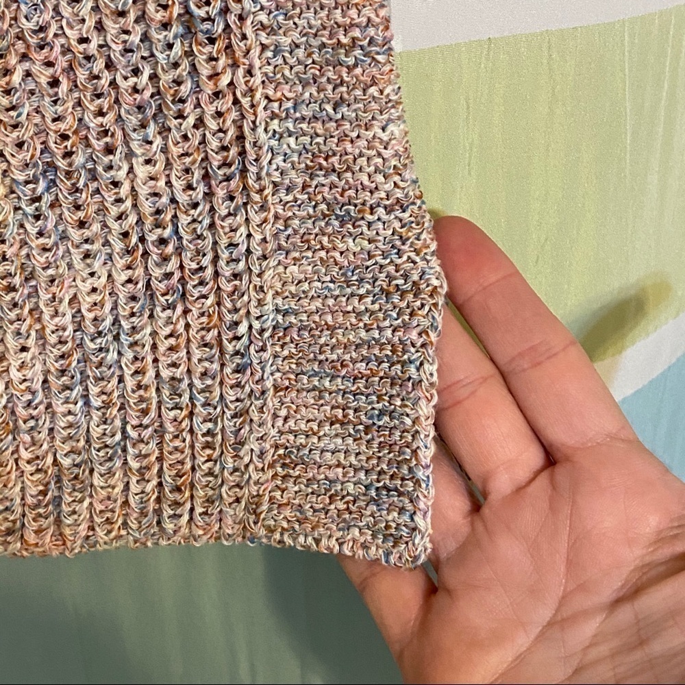 Ella Moss Marbled Knit Sleeveless Sweater Sz Small - Picture 3 of 9